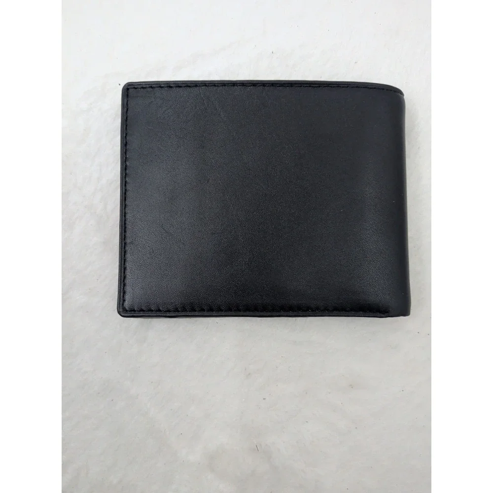 FOSSIL Wallet Bi-Fold Black Leather